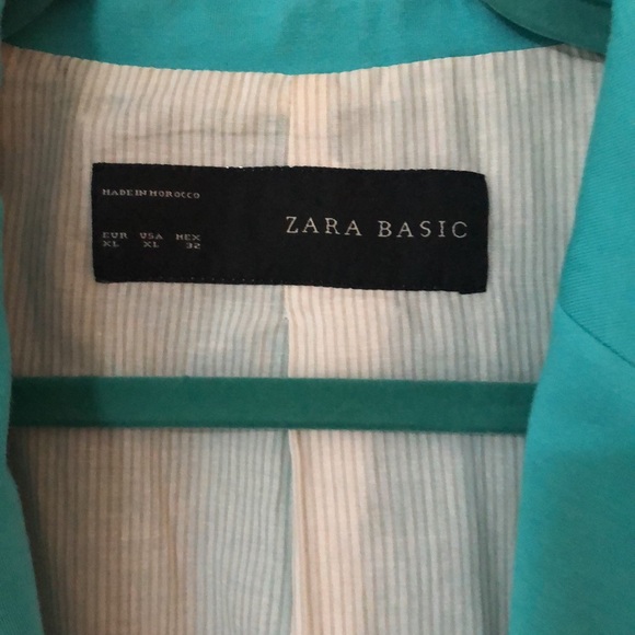 Zara Basic Blue Blazer XL - Picture 2 of 2